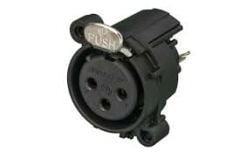Neutrik NC3FAV 3 Pin Şase Tipi Dişi XLR Konnektör