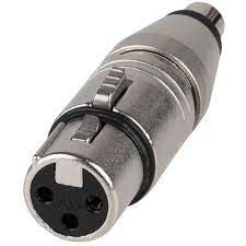 Neutrik NA2FPMF Dişi XLR-Dişi RCA Adaptör