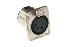 Amphenol AC4FDZ 4 Pin Şase Tipi XLR Konnektör