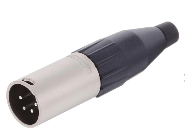 Amphenol AC4M 4 Pin Kablo Tipi Erkek XLR Konnektör