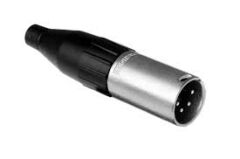 Amphenol AC4M 4 Pin Kablo Tipi Erkek XLR Konnektör