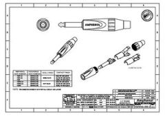 Amphenol TM2P 1/4'' Mono Erkek Jack