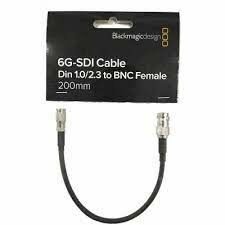 Blackmagic DIN 1.0/2.3 to BNC Female Adapter Cable