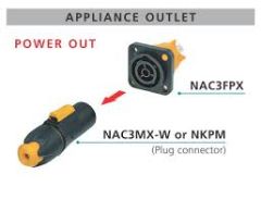 Neutrik NAC3FPX Şase Tipi Dişi Powercon Konnektör