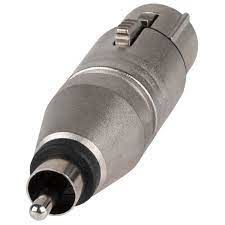 Neutrik NA2FPMM 3 Pin Dişi XLR - Erkek RCA Adaptör
