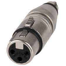 Neutrik NA2FPMM 3 Pin Dişi XLR - Erkek RCA Adaptör