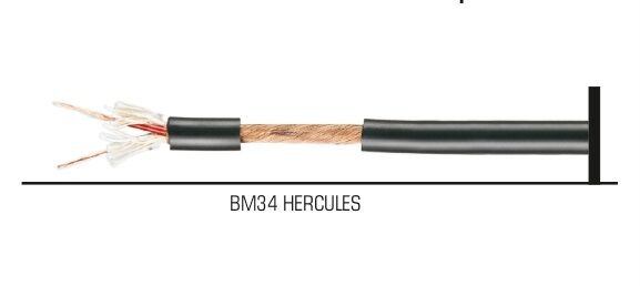 Lookab BM34 Hercules 2x0,34 mm Dengeli Mikrofon Kablosu