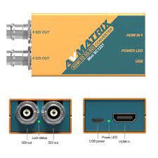 AVMatrix SC1221 HDMI to 3G-SDI Mini Converter