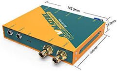 AVMatrix SD1151-12G 12G-SDI 1x5 Reclocking Distribution Amplifier