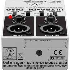 Behringer DI20 Aktif 2 Kanal DI-Box/Splitter