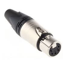 Neutrik NC5FXX Kablo Tipi 5 Pin Dişi XLR Konnektör
