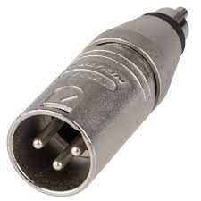 Neutrik NA2MPMM XLR Erkek - RCA Erkek Çevirici Adaptör
