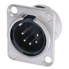 Neutrik NC5MD-L-1 Şase Tipi 5 Pin Erkek XLR Konnektör
