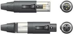 Neutrik NC3FM-C 3 Pin Kablo Tipi Erkek-Dişi XLR Konnektör