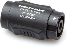 Neutrik NL4MMX 4 Pin Speakon Uzatma Adaptörü
