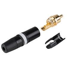Neutrik Rean NYS-373-9 Erkek RCA Konnektör (Beyaz)