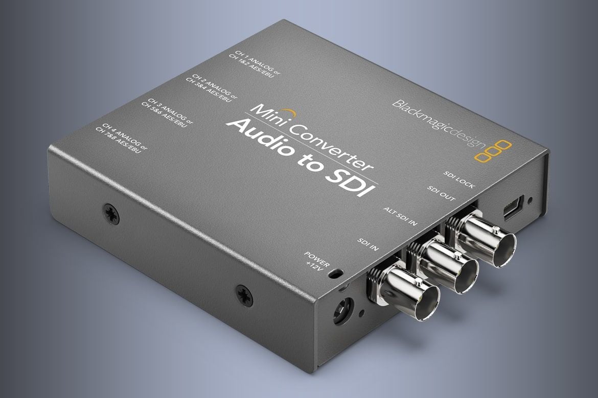 Blackmagic Mini Converter Audio to SDI