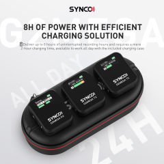 Synco G2(A2) Mega 2 Kişilik Kablosuz Yaka Mikrofonu