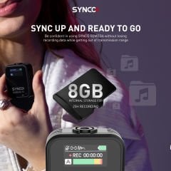 Synco G2(A2) Mega 2 Kişilik Kablosuz Yaka Mikrofonu