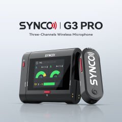 Synco G3 Pro Dijital Kablosuz Kayıt Mikrofonu