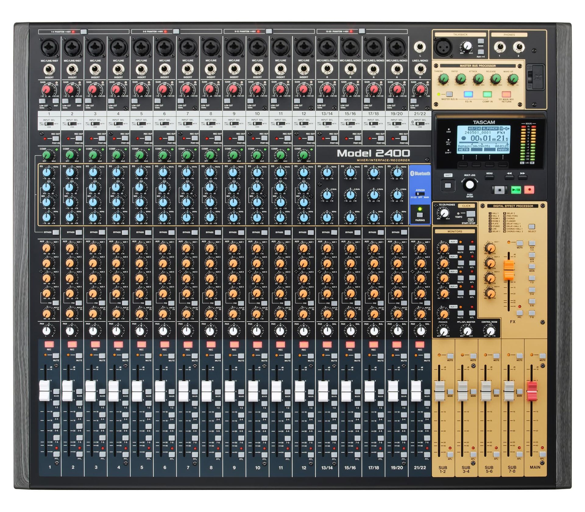 Tascam Model 2400 24 Kanal Analog Kayıt Mikseri