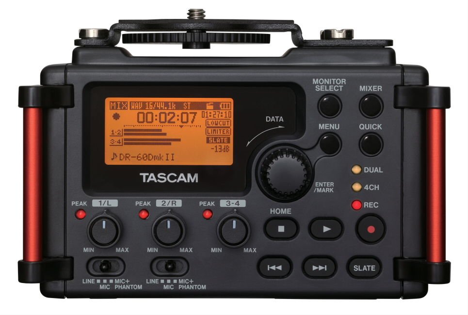 Tascam DR-60DMKII DSLR Kamera Uyumlu 4 Kanal Ses Kayıt Cihazı