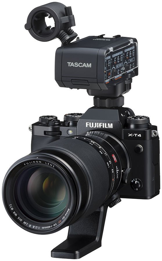 Tascam CA-XLR2D-F Fujifilm DSRL Kameralar İçin XLR Mikrofon Adaptörü