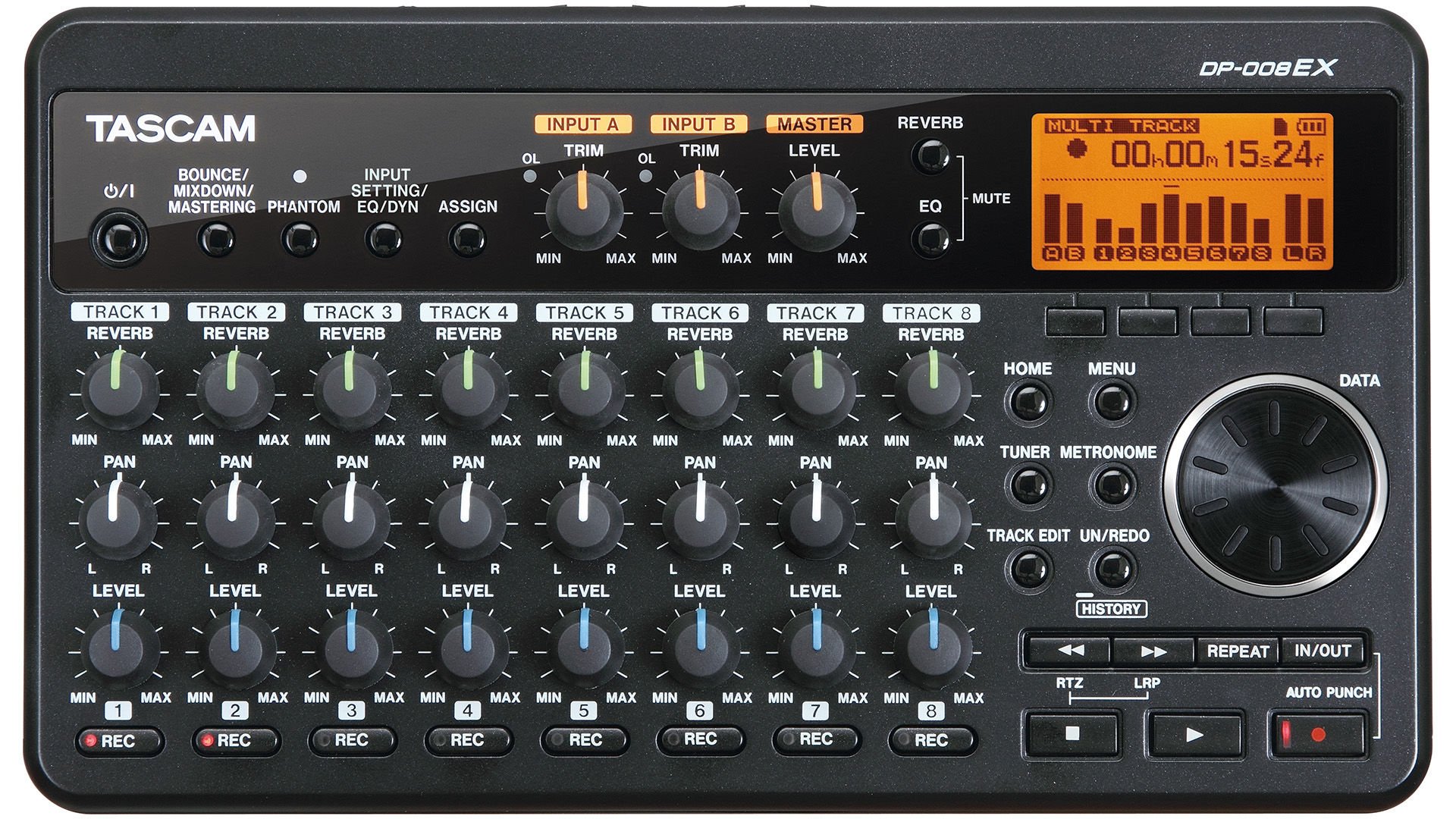 Tascam DP-008EX 8 Kanal Digital Portastudio Ses Kayıt Cihazı