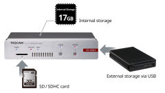Tascam VS-R264 Canlı Yayın Full HD Video Decoder/Encoder/Streamer/Recorder