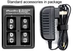 iPowerUS BC 9V4L 9V Pil Hızlı Şarj Cihazı