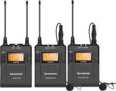 Saramonic UwMic9 (RX9) + (TX9 + TX9) Kablosuz Yaka Mikrofonu