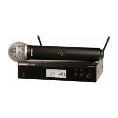 Shure BLX24RE/PG58 Rack Tipi Telsiz El Mikrofonu