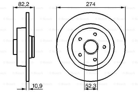 Renault Laguna 2 2.0T 2004-2006 Bosch Arka Disk Rulmansız 2 Adet