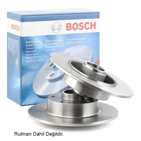 Renault Megane 3 1.6	 2011-2016 Bosch Arka Disk Rulmansız 2 Adet