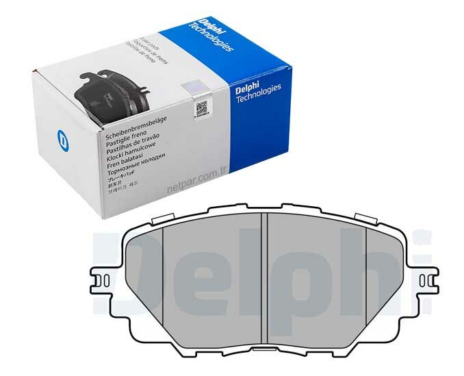 Mazda MX5 2.0 2015-2023 Delphi Ön Balata NETPAR22271