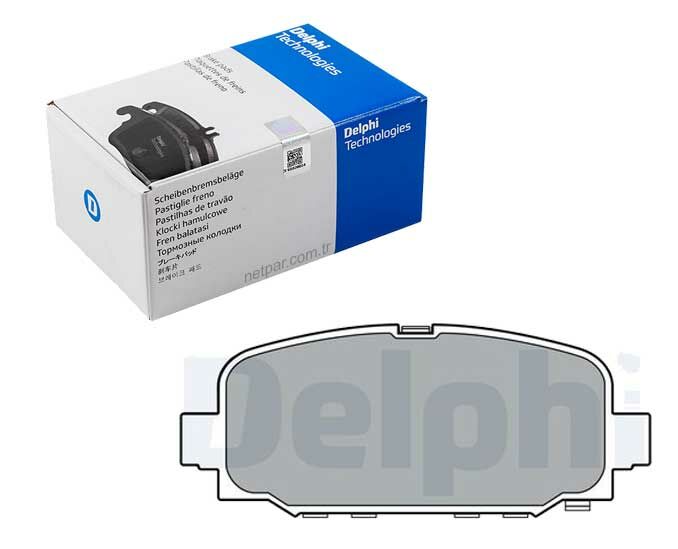 Jeep Compass 1.6JTD 2017-2020 Delphi Arka Balata NETPAR22844