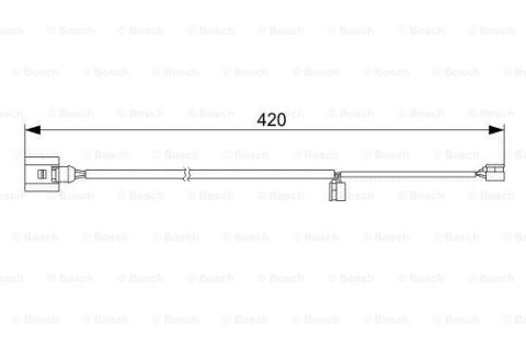 Volkswagen Touareg 3.2 2004-2006 Bosch Ön Balata Fişi 420mm