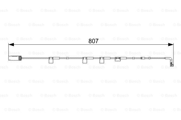 Mini One R56 1.4 2007-2010 Bosch Ön Balata Fişi 807mm