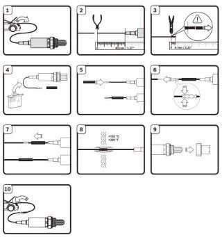 Honda Civic 1.6 1995-1998 Bosch Oksijen Sensörü Universal Tip