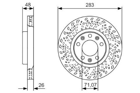 Peugeot Partner 1.5HDI 2018-2022 Bosch Ön Disk 2 Adet