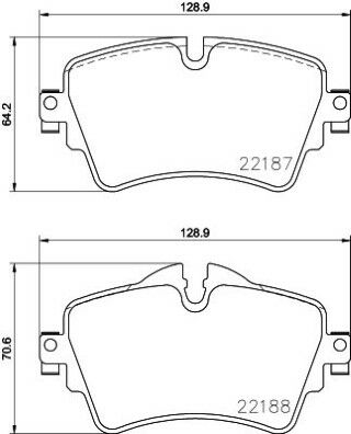 BMW 2 F46 216d 1.5 2015-2018 Bosch Ön Balata