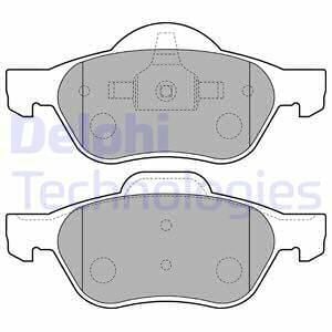 Renault Scenic 2 1.5dCi 2006-2009 Delphi Ön Balata