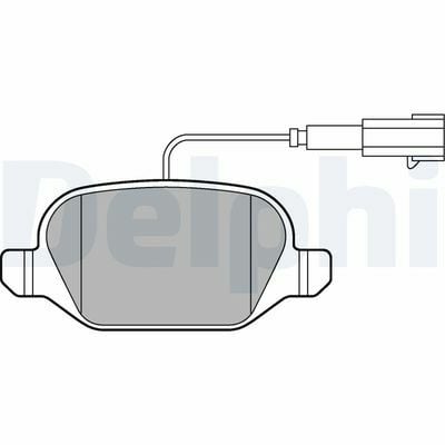 Fiat 500C 1.4 2009-2014 Delphi Arka Balata NETPAR23661