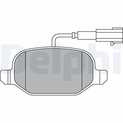Alfa Romeo Mito 1.4 2011-2018 Delphi Arka Balata