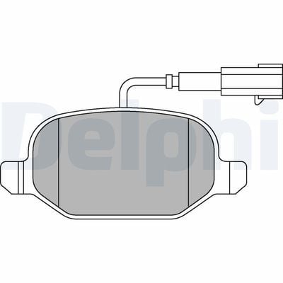 Alfa Romeo Mito 1.4 2011-2018 Delphi Arka Balata