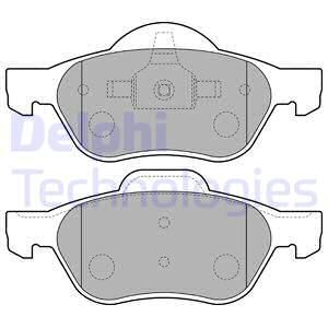 Renault Laguna 3 1.5dCi 2007-2016 Delphi Ön Balata