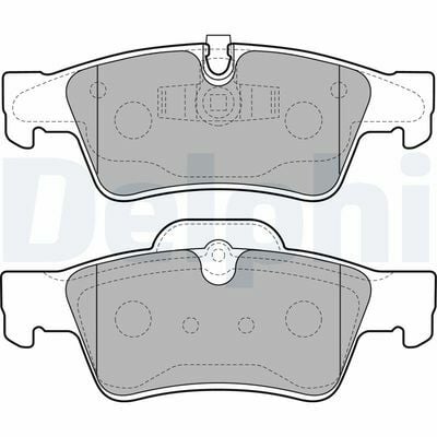 Mercedes ML Serisi (164) ML280CDI 3.0	 2005-2009 Delphi Arka Balata