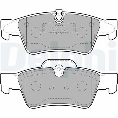 Mercedes ML Serisi (164) ML280CDI 3.0	 2005-2009 Delphi Arka Balata