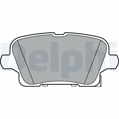 Opel Insignia B 1.5 2017-2025 Delphi Arka Balata NETPAR22955