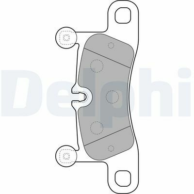 Volkswagen Touareg 3.0TDI 2010-2018 Delphi Arka Balata NETPAR24721
